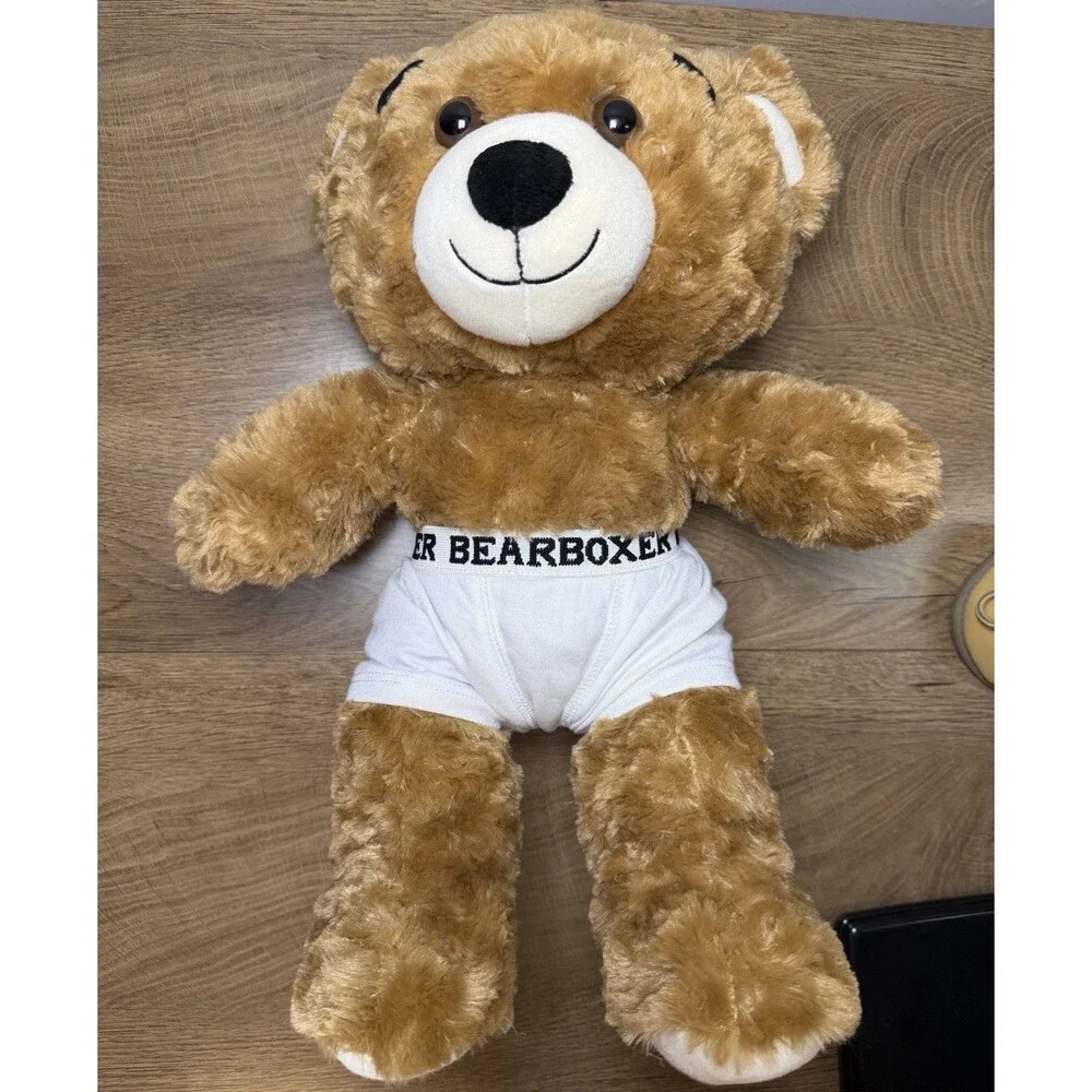 Build-A-Bear Bearemy Brown Teddy Bear Plush Stuffed Animal Mascot BAB + Clothes